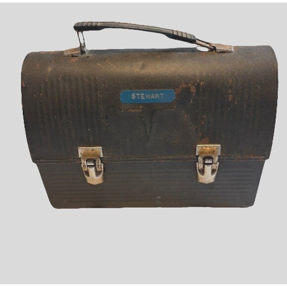 Thermos Other - Thermos King Seely Black Metal Lunch Box U.S.A. Distressed Vintage Collectibles.